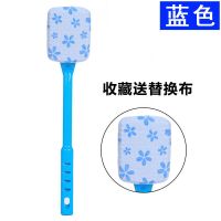 搓澡神器沐浴擦背长柄强力搓泥不求人搓澡巾女后背洗澡刷搓背神器 搓背先生蓝色(收藏送替换澡巾)