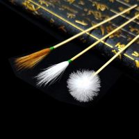 采耳工具套装打掏耳朵毛毛挖耳勺鸡毛鹅毛棒踩耳神器马尾采儿羽毛 竹柄鹅毛1鸡毛1鹤毛1体验装