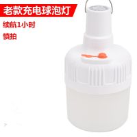 LED灯泡户外遥控家用超亮无线遥控太阳能充电夜市应急摆摊球泡灯 5平普通款[小号]