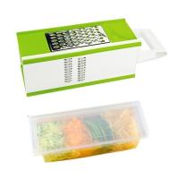 五合一刨丝器多功能切菜器厨房多功能切丝器四面方刨切菜器绞肉菜 普通款1个[只带接菜盒1个] 均码