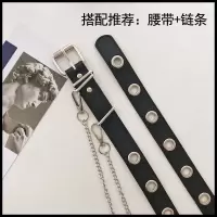 [电竞少女]JK原宿日系学院夏日不良少女百褶裙鬼马禁忌2021新品 [电竞]腰带腰链送领带或领结+飞机盒 XS 50-7