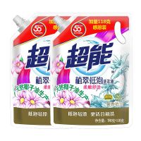 大牌特惠超能洗衣液薰衣草香馨香依兰袋装洗衣液手洗机洗多选 898克超能洗衣液x2袋[依兰香]