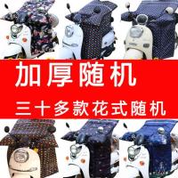 电动车冬季保暖加大挡风被加厚防风罩男女加大防水摩托车防寒被 [不指定花型加厚]标准款