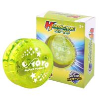 溜溜球发光自动回收双离合轴承悠悠球儿童玩具 暑假玩具 协调锻炼 星星黄色