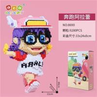 超大号奔跑阿拉蕾串联积木儿童小颗粒拼装益智玩具女孩节日礼物 超大奔跑阿拉蕾