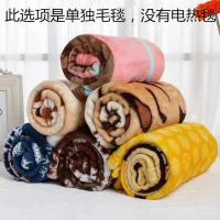电热毯加热垫宠物猫用恒温小型猫咪窝防水冬季取暖狗狗 毛毯50*70颜色随机 单独