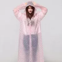 [加厚款]非一次性情侣雨衣雨披儿童雨衣亲子雨衣学生旅行雨衣 红色 儿童均码(适合90-140cm)