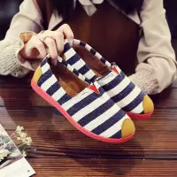 冬季棉拖鞋女棉鞋条纹室内鞋防滑保暖加绒月子鞋孕妇鞋妈妈鞋女鞋 棉鞋 棉兰条 39