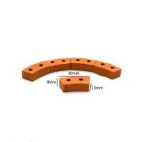 建筑模型材料砖小砖头小房子玩具假道具diy手工迷你砖块水泥 圆弧2孔砖30个3*1.3*0.9cm