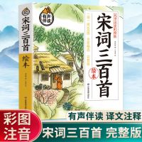 唐诗三百首幼儿早教有声版幼儿园小学生宋词三百首全集绘本正版书 [一诗一图300图]宋词三百首完整版