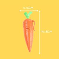 疯狂动物城胡萝卜录音笔可写字圆珠笔玩具朱迪生日礼物学生随身带 橙色萝卜笔[约15cm] 均码