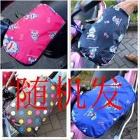 冬季摩托挡风把套女士防水男士电动车手套保暖可爱骑车手把防风手 防水布花色随机发(不推荐)