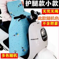 防晒电动车挡风被夏季薄款电瓶车小电摩骑行电车子风披挡风罩男女 经济料小护腿款[无把套]随机色