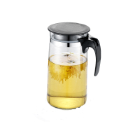 家用凉水壶冷水壶玻璃水壶大容量耐温热凉白开水杯茶壶套装扎壶 750ML冷水壶(迷你款)