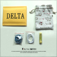 Delta原创设计棉麻手链情侣学生男编制小清新文艺民族风许愿手绳 材料包 (联系客服备注颜色) 内含编织工具三件