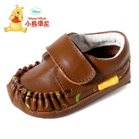 小熊维尼童鞋夏宝宝凉鞋男女童轻便软底关键鞋1-3岁儿童学步鞋子 P16242咖色 110
