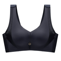 性感收副乳胸罩防下垂调整型小胸显大文胸聚拢无钢圈上托内衣女士 黑色-单件 70A 本款偏小可选大一