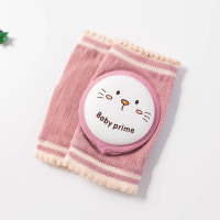 宝宝护膝套婴儿童学步防摔爬行膝盖夏季薄款透气小孩护腿护肘神器 粉红色 建议0-4岁(腿围约15-28cm)