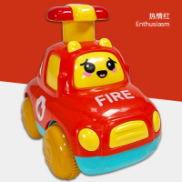 儿童玩具小汽车1-2岁3男女孩一岁半益智6-9-12个月宝宝4惯性5动手 按压惯性小汽车(红色)