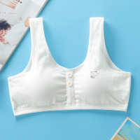 少女发育期内衣初高中学生文胸女孩大童吊带小背心11-12-13-14岁 8869白色 均码