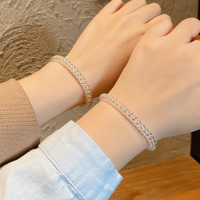 铃铛手链二人情侣闺蜜款小皮筋学生简约女生手绳一对女电话线发圈 夏日2件套