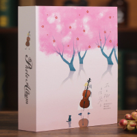 相册影集插页式5寸6寸7寸8寸混装相册本家庭情侣纪念册学生影集本 小提琴 8寸8张+7寸12张+6寸80张+5寸80张
