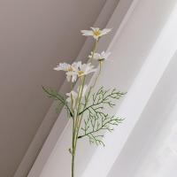 3支 清新白色小雏菊仿真假花ins风野餐拍照花花卧室桌面装饰 白色雏菊一支