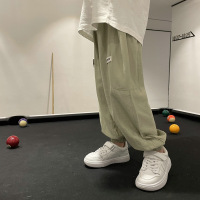 男童夏季防蚊裤儿童夏装薄款休闲长裤中大童柔软宽松洋气灯笼裤潮 绿色 100cm