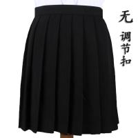 台湾师大附中同款JK校服制服的校供琴褶短袖刺绣夏季学生女生衬衫 黑色(无调节扣)百褶裙 S