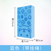 宝宝搓澡神器婴儿童小孩洗澡海绵新生儿沐浴擦洗头刷搓泥灰搓澡巾 搓澡神器（蓝色）