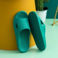 踩屎感拖鞋女家居厚底男士夏季室内情侣居家用浴室洗澡防滑凉拖鞋 PC980-松石绿 40-41