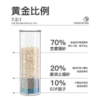 迪尤克猫砂混合膨润土豆腐砂除臭无尘可冲马桶幼猫10公斤20斤 [买1包送1包 共8斤]混合猫砂