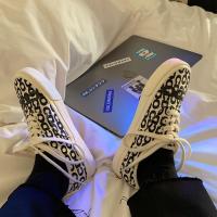 许刘芒 韩国ulzzang帆布鞋女新款满印字母印花滑板鞋学生百搭板鞋 满印(正常款) 35