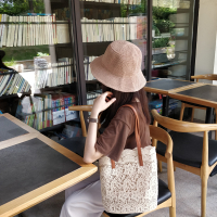 2021日韩新款ins蕾丝布仙气森系复古 小众设计百搭包女单肩手提包 香槟色升级磁扣款 收藏