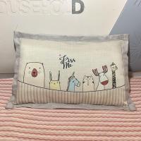 [一对装]夏季冰丝凉单人枕套凉席枕头套凉藤枕芯套成人儿童枕套 儿童卡通乐园30*50cm(1只装)