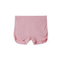 安全裤女防走光春夏季2021新款内搭蕾丝花边螺纹修身打底裤学生潮 藕粉 均码