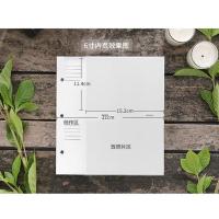 DIY手工创意插页式相册5寸6寸影集相册成长情侣恋爱纪念册可写字 内页10张 只有内页 5寸 20张内页可装80张照片