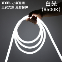 超高亮LED柔性灯带圆形广告招牌霓虹软灯管白光户外防水长线条灯 220V[圆形柔性灯带]白光 其它 144