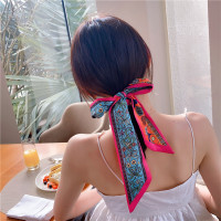 丝巾女春季新品百搭时尚发带飘带绑包包用丝巾围巾领巾气质洋气款 图片色