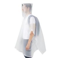 成人便携防风雨披帽绳背包款户外登山骑车钓鱼雨服大人斗篷式雨衣 蒙蒙透,斗篷款方便掏手机 可防潮做野营垫.. 均码
