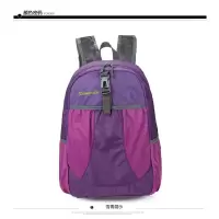 皮肤包轻户外背包可折叠男女便携防水轻便双肩包登山包旅行包 紫色