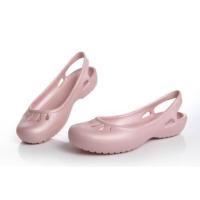 洞洞鞋女防滑2021新款玛丽珍果冻凉鞋平底夏季沙滩鞋厚底包头拖鞋 美琳蒂亮粉 w5(适合34/35脚穿)