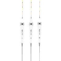 钩尖江湖新品白沐晨轻质纳米立式浮漂两目加粗高灵敏醒目钓鱼漂 白沐晨 1号