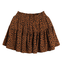 V领性感露肩T恤女夏季新款宽松薄款百搭休闲小众别致显瘦长袖上衣 咖色半身裙 均码