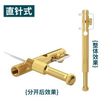 新型钓鱼绑钩器手动内走线 鱼钩快速拴钩器子线打结器绑线邦双勾 纯铜手动绑钩器+直针打结器