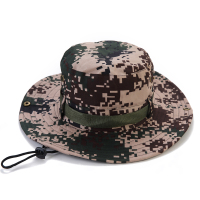 特种兵防晒帽子户外男士夏天迷彩遮阳帽渔夫帽大檐钓鱼登山太阳帽