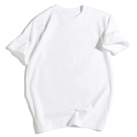 男士短袖衣服潮牌潮流半袖男装2020新款夏季宽松体恤9.9t恤男 纯白色 M