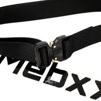 ins暗黑系个性休闲复古工装机能金属插扣百搭腰带男女通用 黑色