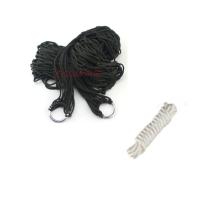 户外吊绳单人网状吊床挂树掉摇床儿童成人宿舍荡秋千网兜摇篮千秋 普通款[军绿吊床+绑绳]