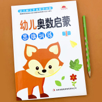 幼儿奥数启蒙思维训练1幼儿园小班教材用书3-6岁宝宝10以内数字启蒙练习题册找规律分类排序连线儿童全脑智力大开发幼儿趣味